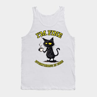 I'm Fine Everything Is Fine Tank Top